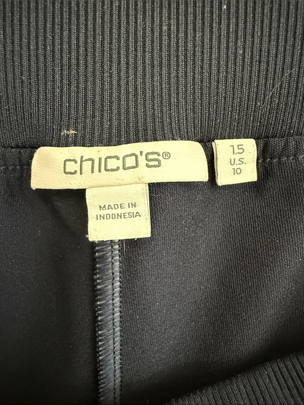 Chico's Navy Blue Skort - Picture 3 of 3